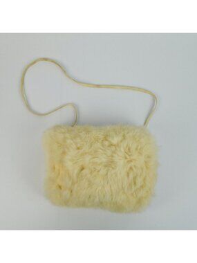 Vintage Children's Fur Muff White